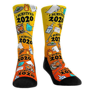 I Survived Covid 2020 Socks