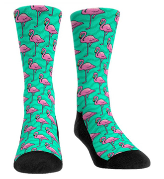 Florida Flamingo Socks Tropical Socks Animal Socks