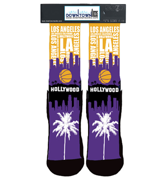 Los Angeles Pro Basketball Socks 