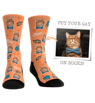 Pet Cat Socks Custom Photo Socks