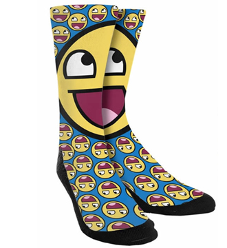 Emoji Smiley Socks Novelty Emoji Socks