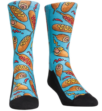 Corn Dog Socks Fast Food Socks