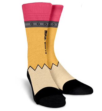 Pencil Socks. Teacher Socks. School Socks. Novelty Socks. Nike Socks.